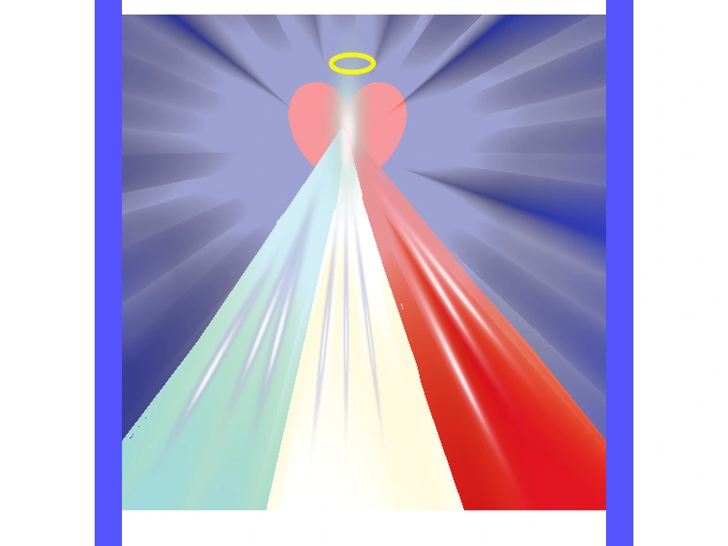 Raggi di luce brillanti attraverso le preghiere della Divina Misericordia: scopri i benefici e la consolazione che donano al cuore e all'anima.