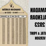 Organizzare gli orari delle preghiere nel Ramadan 2023