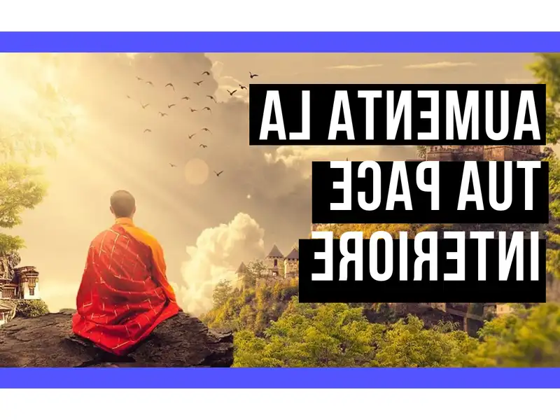 Persona in meditazione profonda, con le mani giunte, riflettendo in pace e tranquillità. Immagine evocativa della serenità interiore raggiunta attraverso la riflessione e la preghiera.