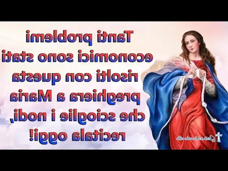 Risolvete i vostri problemi spirituali con la potente intercessione di Maria: scoprite come sciogliere i nodi attraverso la preghiera.