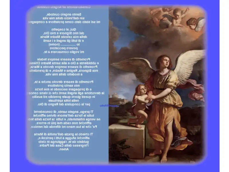 Immagina luminosi angeli circondarti con la loro protezione e benedizioni celestiali mentre reciti preghiere dettate dal cuore.