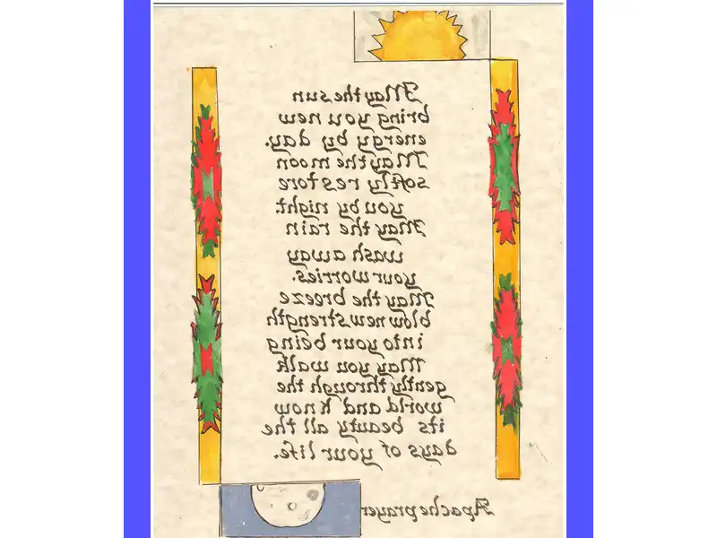 Immagine rappresentativa del viaggio spirituale intrapreso attraverso le preghiere tradizionali della cultura Apache.