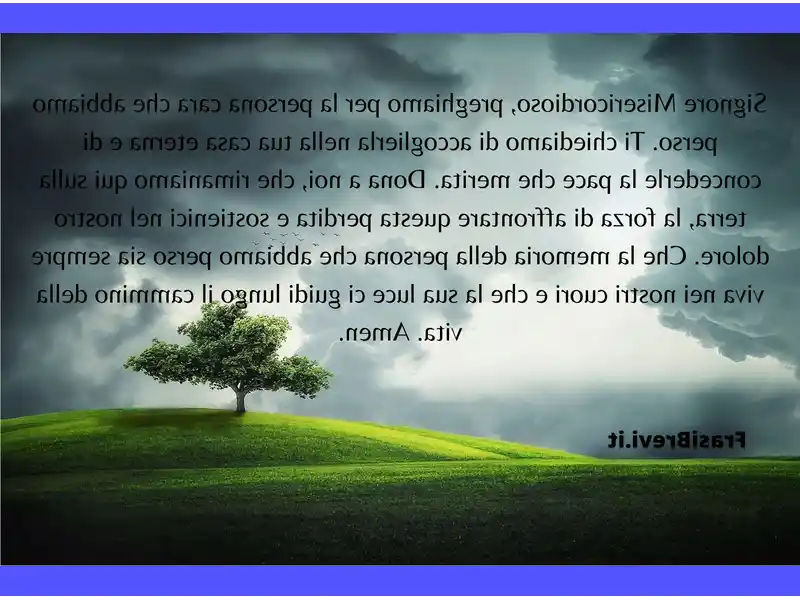 Un momento di riflessione e preghiera in memoria di un caro amico defunto. Concediti il tempo per onorare il suo spirito e ricordare i momenti condivisi insieme.