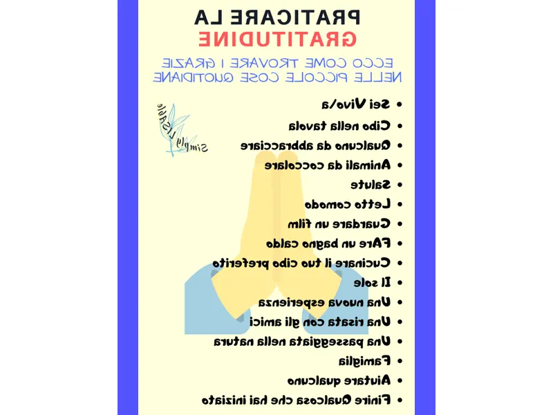 Immagine illustrativa per l'articolo su come praticare la gratitudine e la celebrazione della vita ogni giorno attraverso la Lode Divina.